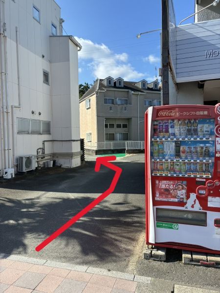 中道の入り口